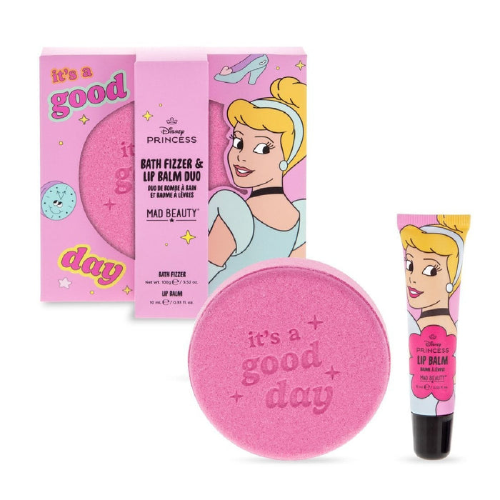 Set de Bomba de Baño y Bálsamo Labial Princess Express Yourself - Mad Beauty : Cenicienta - 1