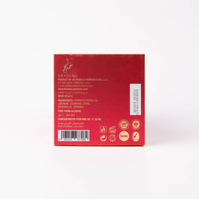 Aceite Perfumado Malika Red 15ml - Khadlaj - 3