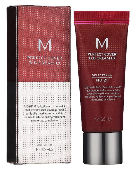 BB Cream M Perfect Cover Ex Spf42 Pa+++  50ml  - Missha : 21 - 1