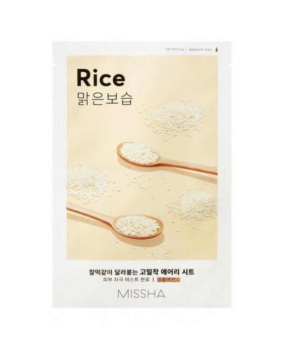 Airy Fit Sheet Mask Rice - Missha - 1