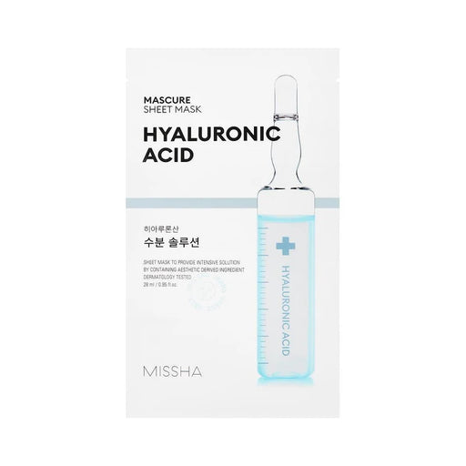 Mascarilla Facial Hidratante Hydra Solution Hyaluron Acid - Missha - 1