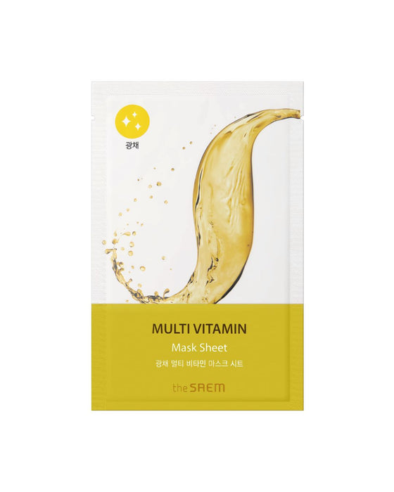 Mascarilla Iluminadora Multi vitaminas - Bio Solution - The Saem - 1