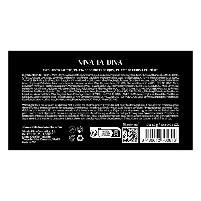 Paleta de Sombras Glitter Bomb - Viva la Diva - 1