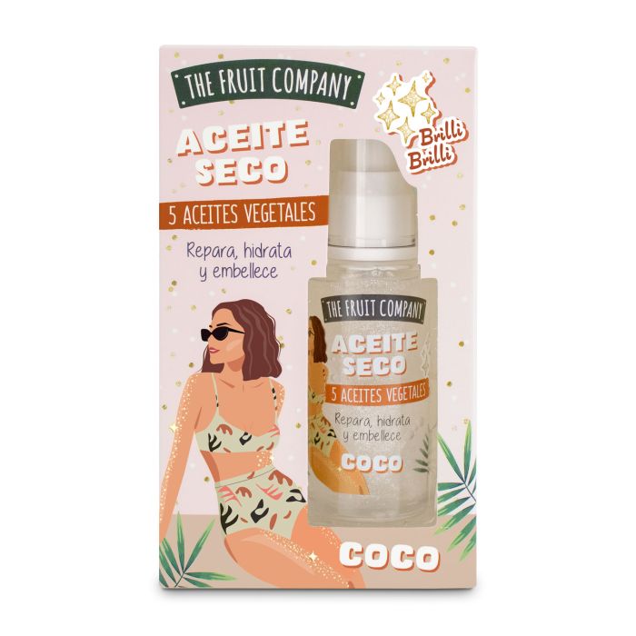 Aceite Seco - Dry Oil Glitter 40ml - The Fruit Company : Coco - 1