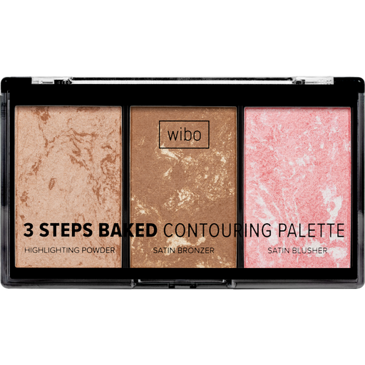Paleta de Contorno 3 Steps Baked - Wibo - 1