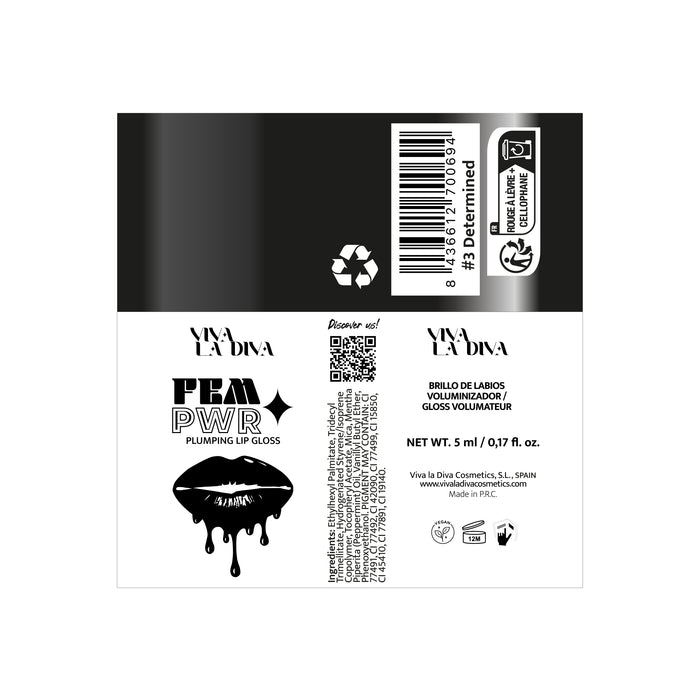 Brillos de Labios Voluminizador Fem-power - Viva la Diva : Determined - 1