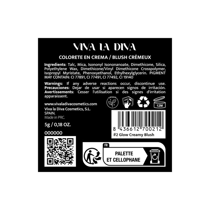 Colorete en Crema Glow - Viva la Diva : 2 - 1
