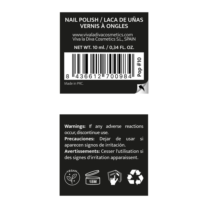 Esmalte de Uñas Hot Trends Pop - Viva la Diva : Verde - 1