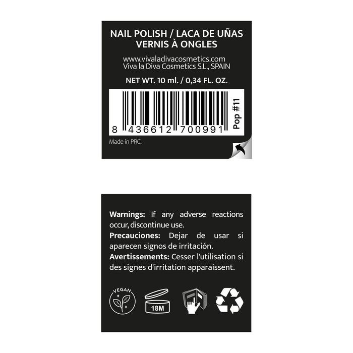 Esmalte de Uñas Hot Trends Pop - Viva la Diva : Azul - 1