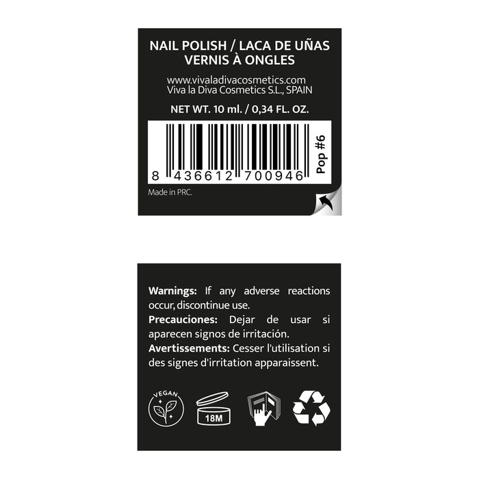 Esmalte de Uñas Hot Trends Pop - Viva la Diva : Morado - 1