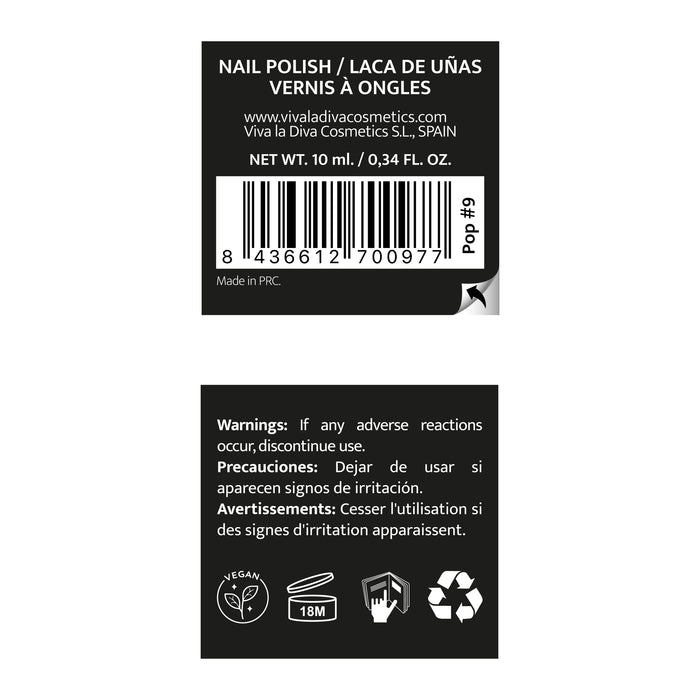 Esmalte de Uñas Hot Trends Pop - Viva la Diva : Coral Oscuro - 1