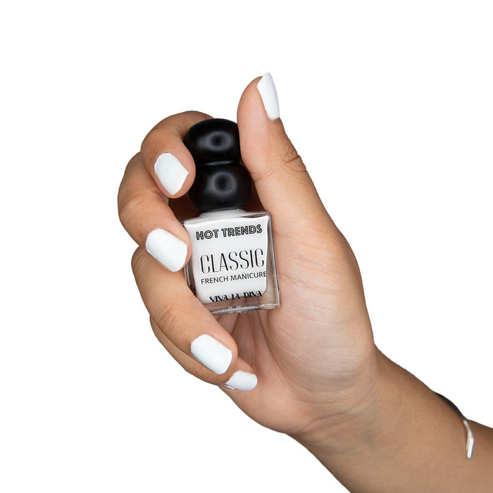 Esmalte de Uñas Hot Trends Classic French Manicure - Viva la Diva : Blanco - 2
