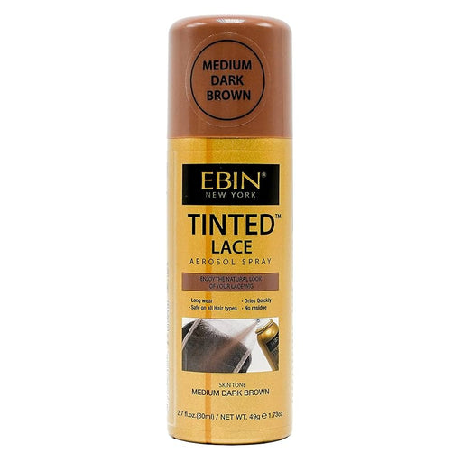 Tinted Lace Aerosol Spray 80 ml - Ebin New York : Medium Dark Brown - 1