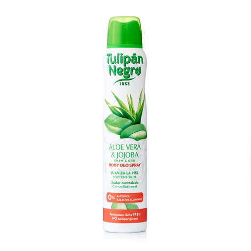 Desodorante en Spray Aloe Vera y Jojoba 200ml - Tulipan Negro - 1