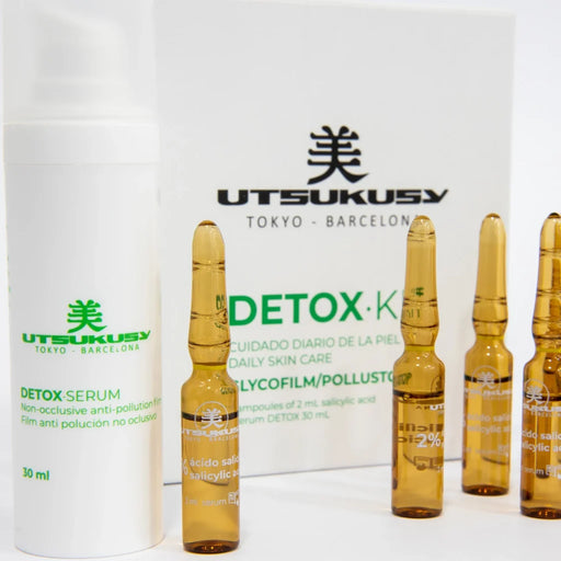 Utsukusy - Set Detox para el Rostro: Sérum Purificante + 7 Ampollas de Ácido Salicílico (30ml + 14ml) - Utsukusy - 2
