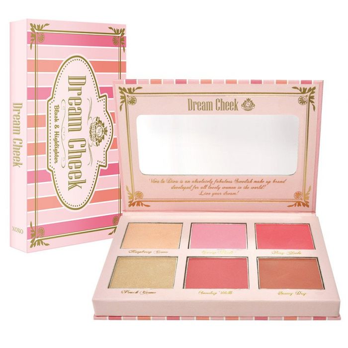 Paleta de Coloretes E Iluminadores - Dream Cheek Blush Kit - Viva la Diva - 1