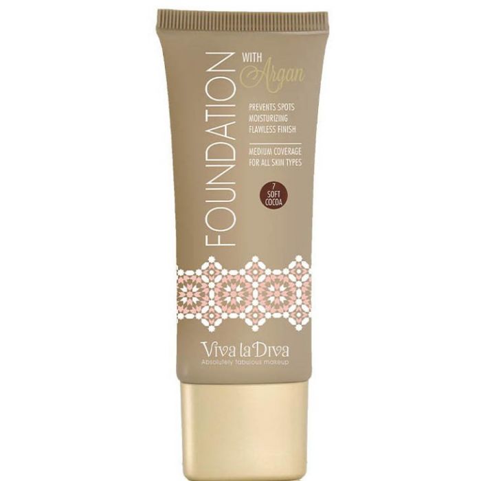 Base de Maquillaje con Argán - Foundation - Viva la Diva : 07 Soft Cocoa - 1