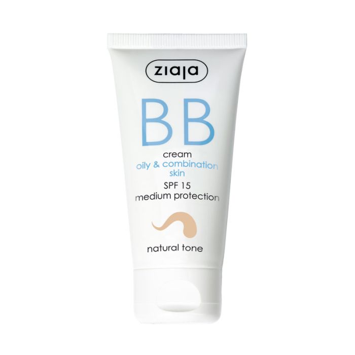 BB Cream SPF15 Pieles Mixtas y Grasas - Ziaja : Tono Natural - 1