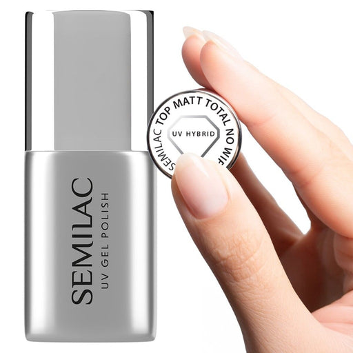 Top Coat Mat Total No Wipe 7ml - Semilac - 1