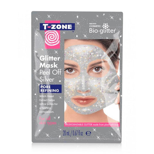 Mascarilla Facial Glitter 20 ml - Peel off Silver - T-zone - 1