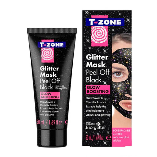 Mascarilla Facial con Glitter Peel off Black 50 ml - Glow Boosting -   - T-zone - 1