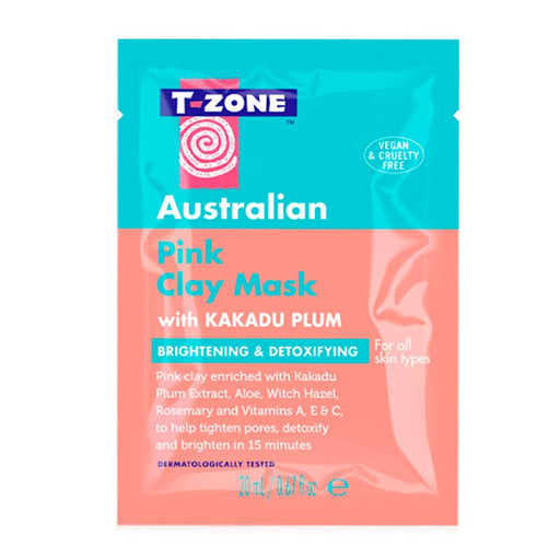 Mascarilla Facial Arcilla Rosa Australiana 20 ml - T-zone - 1