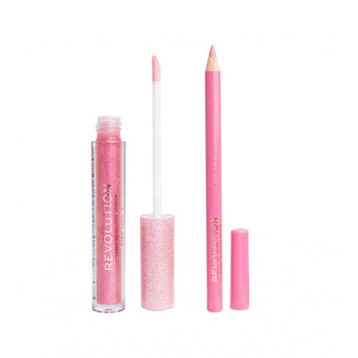Ultimate Lights Shimmer Lip Kit - Make Up Revolution: Pink Lights - 2