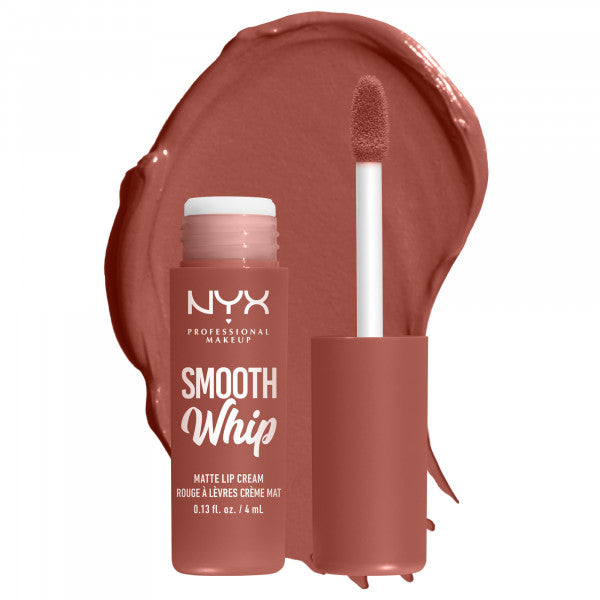 Labial Líquido Cremoso Mate Smooth Whip - Nyx: Teddy Fluff - 6