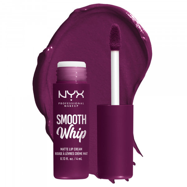 Labial Líquido Cremoso Mate Smooth Whip - Nyx: Berry Bed Sheets - 8