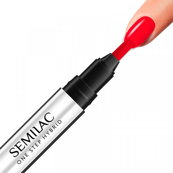 Marker Semipermanente One Step - Semilac: S550 Pure Red - 9