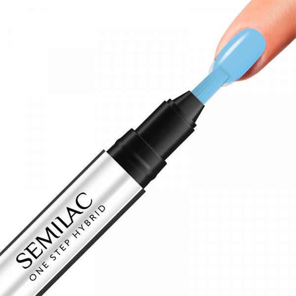 Marker Semipermanente One Step - Semilac: S810 Baby Blue - 6