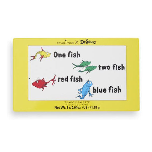 Dr. Seuss One Fish Two Fish Red Fish Blue Fish Paleta de Sombras: Paleta - I Heart Revolution - 1