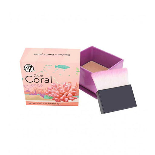 The Boxed Blusher Colorete - W7: Calm Coral - 2