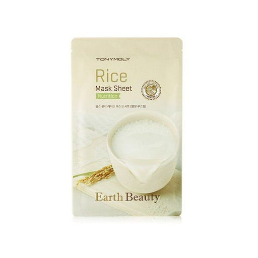 Earth Beauty Rice Mask Sheet: 1 Unidad - Tonymoly - Tony Moly - 1