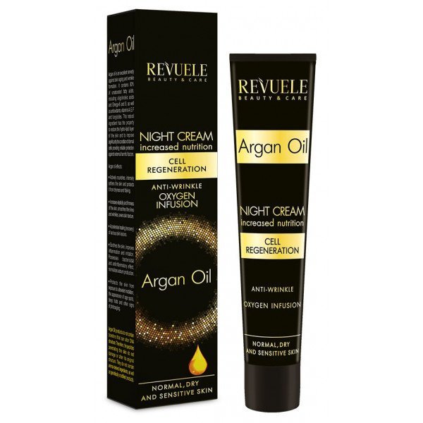 Crema Facial de Noche Argan Oil - Revuele - 1