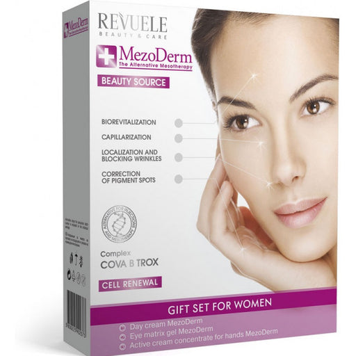 Mezoderm Tratamiento Facial Antiarrugas: Set 3 Productos - Revuele - 1