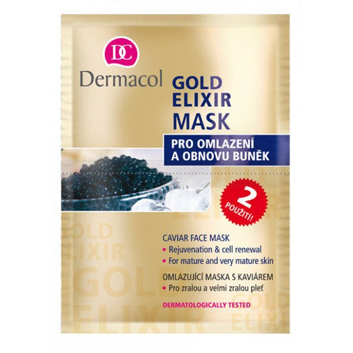 Gold Elixir Mascarilla Facial: 16ml - Dermacol - 1