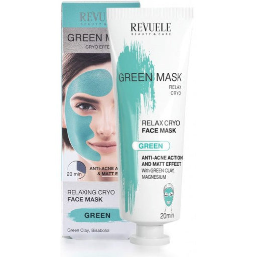 Máscara Green Efecto Cryo Anti-acné - Revuele - 1