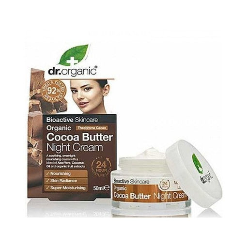 Cocoa Butter Crema de Noche: 50 ml - Dr Organic - 1