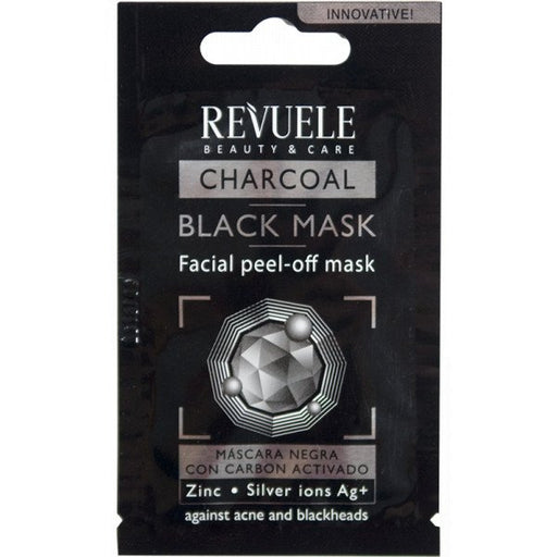 Mascarilla Facial Black Mask Peel off Activated Carbon - Revuele: 7 ML - 1