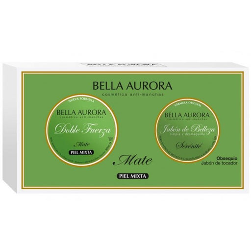 Set Mate Piel Mixta Crema Doble Fuerza y Jabón: Set 2 Productos - Bella Aurora - 1