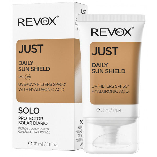 Just Protector Solar Diario Spf50+ con ácido Hialurónico Daily Sun Shield - Revox - 1