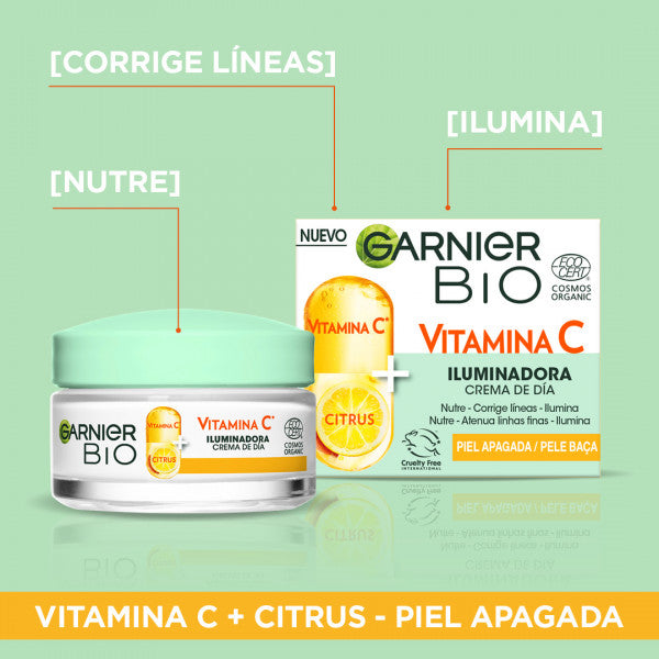 Bio Vitamina C Crema Iluminadora de Día: 50 ml - Garnier - 3