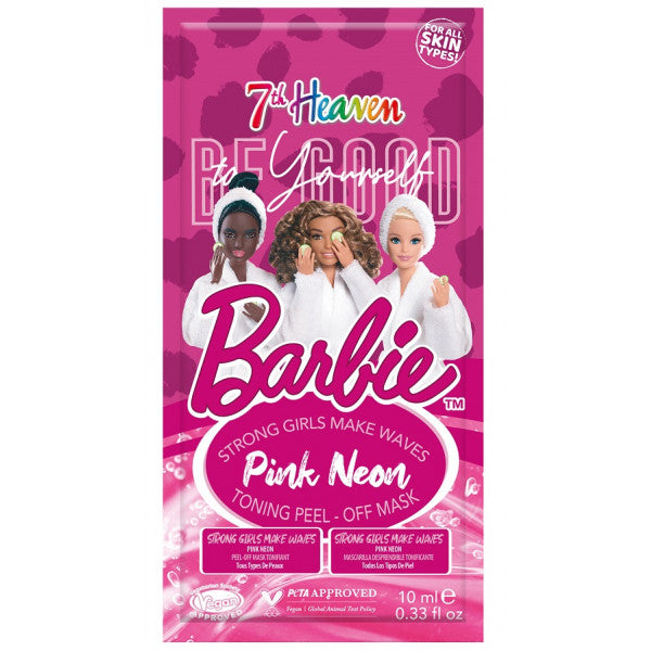 Barbie Pink Neon Mascarilla Peel off - 7th Heaven - Montagne Jeunesse - 1