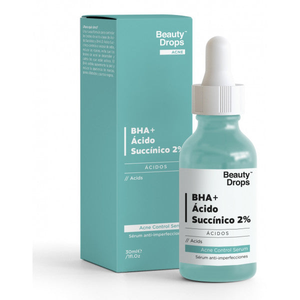 Serum Anti-imperfecciones Bha + ácido Succínico 2% - Beauty Drops - 1