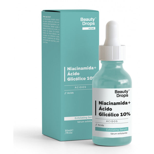 Serum Exfoliante Niacinamida + ácido Glicólico 10% - Beauty Drops - 1