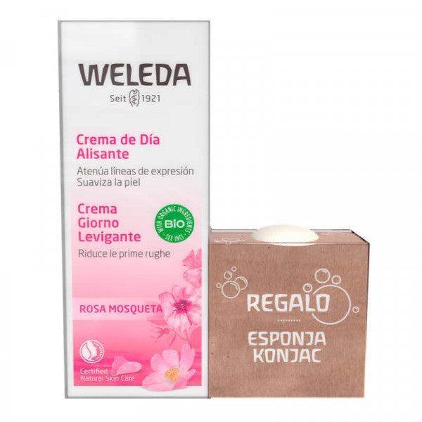 Set Rosa de Mosqueta + Esponja Kondjac: 30 ml + Esponja - Weleda - 1