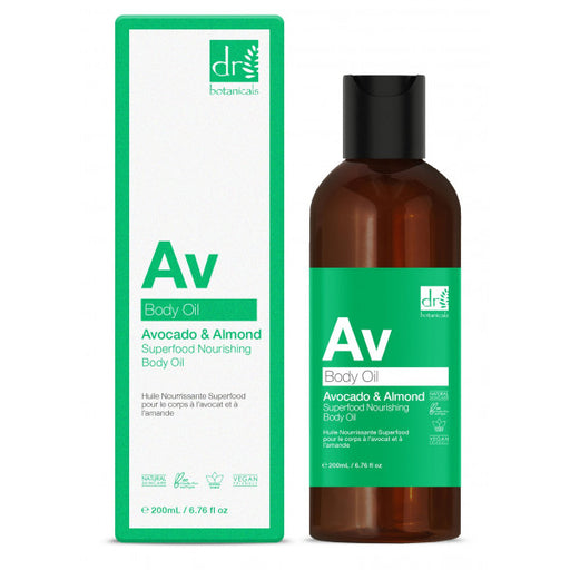 Superfood Aceite Corporal de Aguacate y Almendra 200 ml - Dr Botanicals - 2