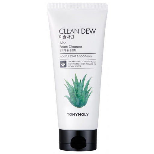 Clean Dew Espuma Limpiadora Aloe Vera : 180 ml - Tony Moly - 1