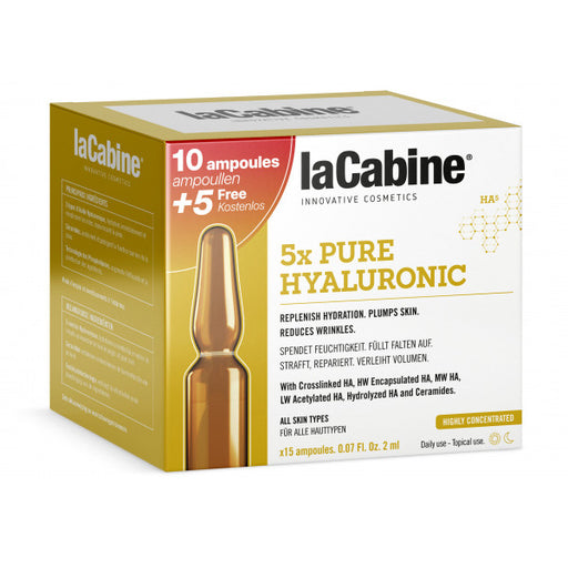 Ampollas ácido Hialurónico : 10 + 5 Unidades - La Cabine - 1